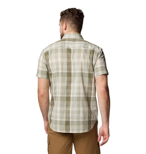 Columbia Mens Rapid Rivers II Short Sleeve Shirt, Safari Multi Plaid, Medium2