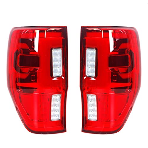 Feux arrière pour Ranger Raptor T6 T7 PX MK1 MK2 Wildtrak 2012-2019 rouge