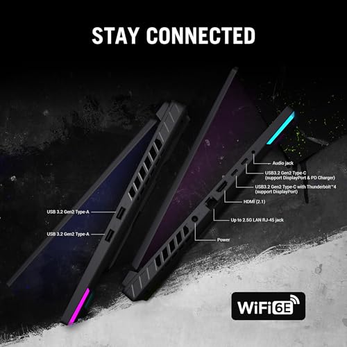 Image of ASUS ROG Strix G18 (2024) Gaming Laptop, 18 inch ROG Nebula Display 16:10 QHD 240Hz /3ms, NVIDIA GeForce RTX 4060, Intel Core i7-13650HX, 16GB DDR5, 2TB PCIe Gen4 SSD, Wi-Fi 6E, Windows 11, G814JV-RS75