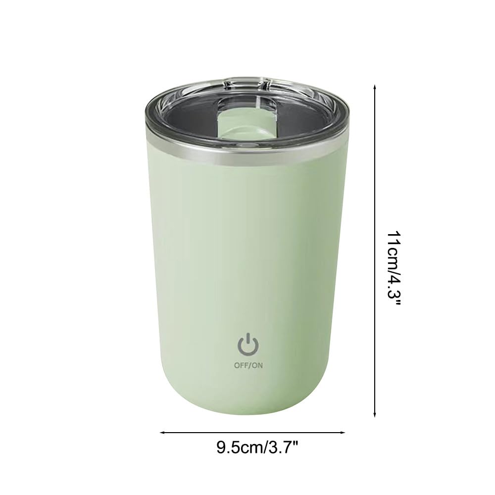 DONGKER Tazza Automescolante, 350ML Tazze Miscelazione Automatica Ad Alta Velocità Impermeabile IPX6, Bicchieri Autoagitante con Coperchio per Case, Ufficio, Viaggio