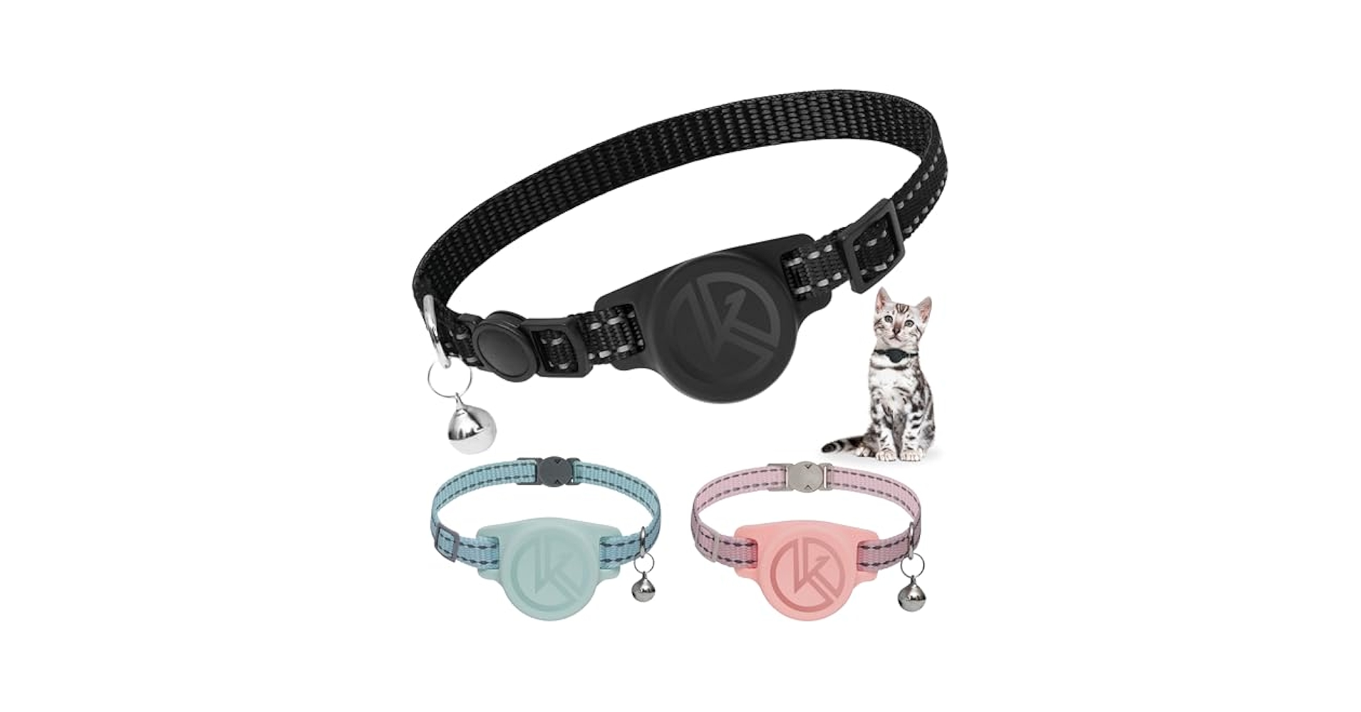 Pet Supplies : Airtag Holder Cat Tracking Collar 2025