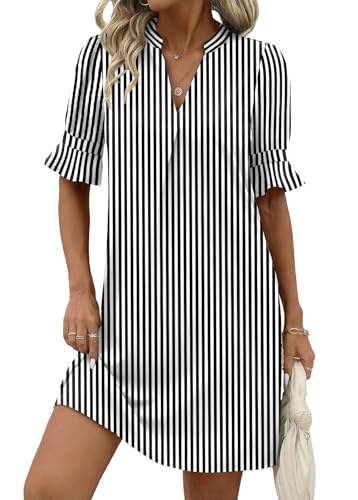 Zeagoo Dresses for Women 2026 Elegant Classy Summer Casual Mini
