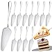 Messe mit günstig Kaufen-wiksite 12 Stück Edelstahl Tortenheber, Kuchenheber, Tortenmesser mit gezackten Kanten für Restaurants Partys und Hochzeit spülmaschinenfest