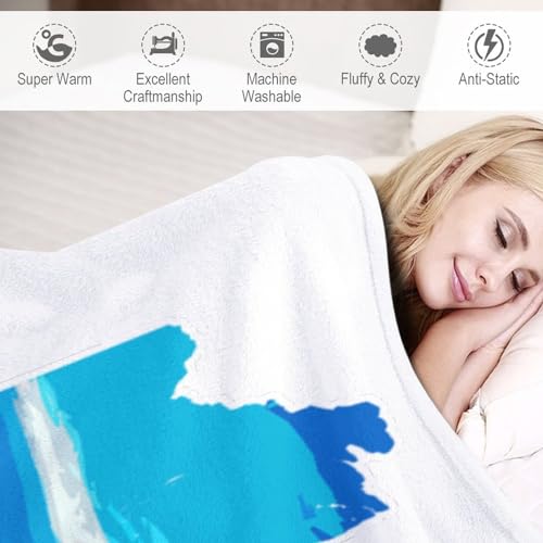 Couverture pelucheuse Belize contre le froid - Légère et chaude - 5