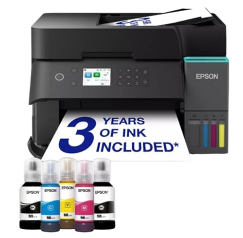 Epson EcoTank L6370: 2026 Model | Cost-Effective Multi Function Printer | Wi-Fi | A4 | Duplex Printer with Duplex Scan | LCD Display