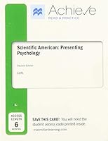 Scientific American: Presenting Psychology Achieve Read Practice for Scientific American: Presenting Psychology 1319251161 Book Cover