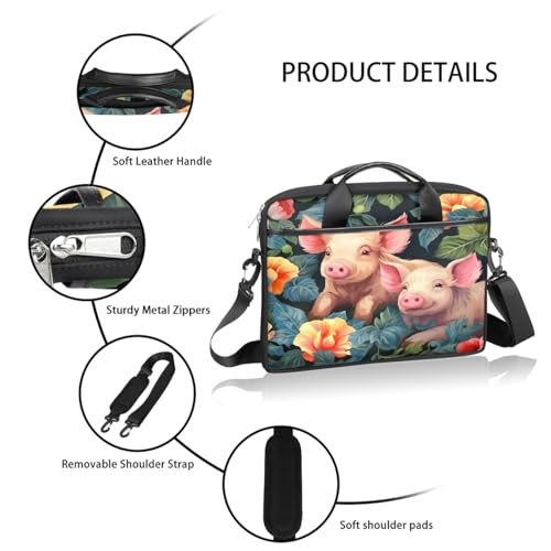 Bolso para portátil de 15 pulgadas con diseño animal miniatura 4