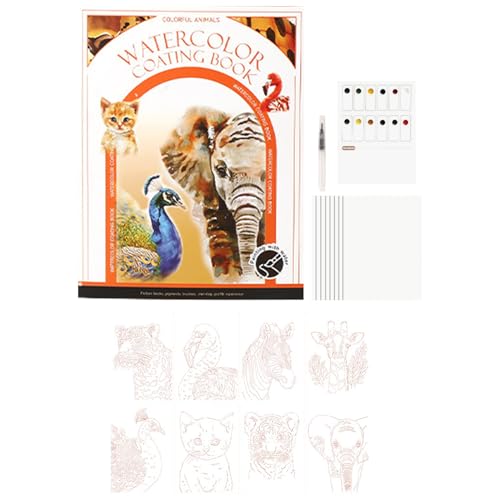 Cahier d'aquarelles portable pliable anti gondolement pour débutant