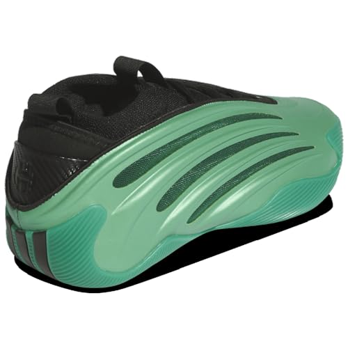 Adidas Harden Volume 9 - Men's (JH6484, Core Black/Semi Court Green/Screaming Green)3