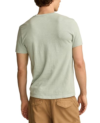 T-Shirt Graphique Lucky Brand Homme Col Rond Manche Courte Coton