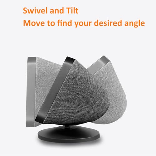Image of AutoSonic Stand for Echo Show 8 and 5 (1st Gen and 2nd Gen) | Accessories Made for Echo Alexa | Swivel and Tilt | Magnetic Attachment | Black