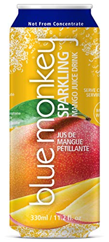 Blue Monkey Sparkling Mango Juice 11.2oz 12-Pack