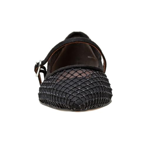 Linea Paolo - Nadeen - Womens Fishnet and Mesh Mary Jane Flats3
