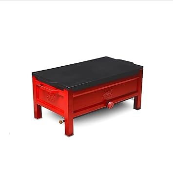 PURESTOVE Mild Steel Radiant MS Dosa Stove Bhatti/dosa tawa (RED, 36'X15')