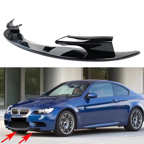 Diffuseur pare-chocs avant BMW E90 E92 M3 couteau vent carbone - 6