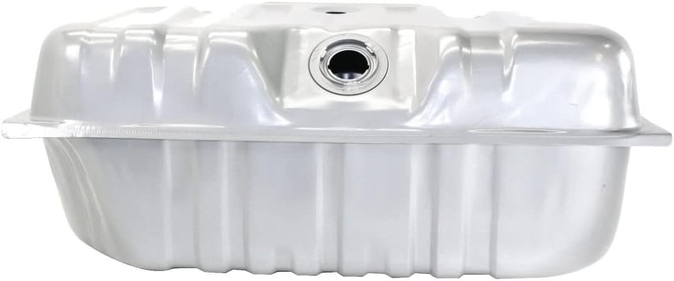 For Ford F-100 / F-150 / F-250 / F-350 Fuel Tank 1973-1979 | Steel | Silver | 38 Gallons / 144 Liters Capacity | Mounts Behind Rear Axle | w/ Roll Over Valve