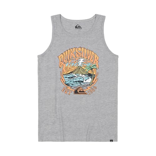Quiksilver Boys Sleeveless Graphic Tank Top Shirt Grateful Wave 10-12