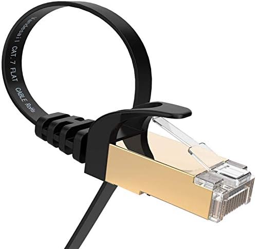 ewigkeitEthernet Cable 6.5ft CAT7 RJ45 LAN Cable High Speed Gigabit Network Patch Cord - Gold Plated (3m)