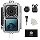Camkix wasserdichte Hülle kompatibel mit DJI Action 2 Power Combo oder DJI Action 2 Dual-Screen Combo – transparent – schützt bis zu 147 Fuß/45 m unter Wasser – klares Display – Tauchen, Skifahren