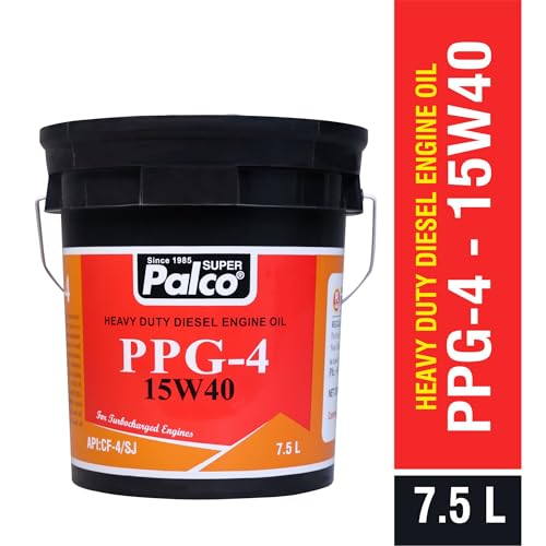 Image of PALCO PPG-4 15W40 | API:CF-4 /SJ & MB 228.1 Multigrade Engine oil for Diesel Commercial Road Transport Off Highway Vehicles | New Generation Automotive Vehicles | 7.5 Litres