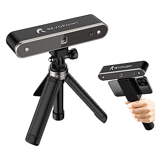 Revopoint POP2 Scanner 3D haute prÃ©cision, prÃ©cision 0,05 mm, vitesse de numÃ©risation 10 fps, scanner 3D infrarouge pour imprimante 3D, numÃ©risation couleur portable pour Windows, iOS, Android, Mac