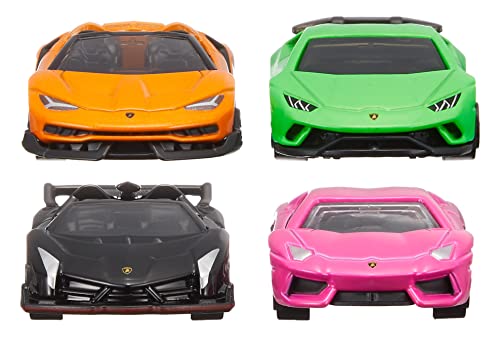 Lamborghini Set de 4 Autos Die-cast miniatura 4