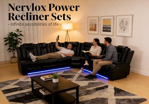 Nervlox Power Sectional Sofa