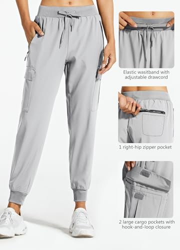 Image of Libin Women's Hiking Cargo Pants Quick Dry Joggers Petitle /Regular /Tall