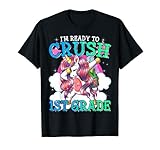 Photo Gallery i m ready to crush 1st grade kids gift - simpatico unicorno con scritta in inglese "i m ready to crush" maglietta Photo Gallery i m ready to crush 1st grade kids gift - simpatico unicorno con scritta in inglese "i m ready to crush" maglietta