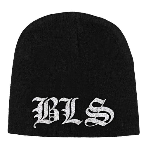 Black Label Society BLS Logo Beanie Hat Size One Size Black