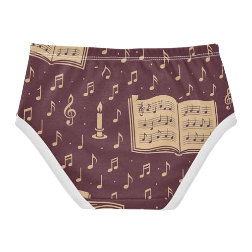 Girls' Panties Comfort Underwear for Kids Seamless Carols Pattern2