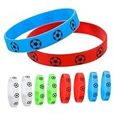 KOMBIUDA 8stücke Fußballarmband Für Jungen Handgelenkarmband Dekoratives Fußballarmband Zartes Kompaktes Handgelenkarmband Fanbedarf Fußball Spiel Armbänder