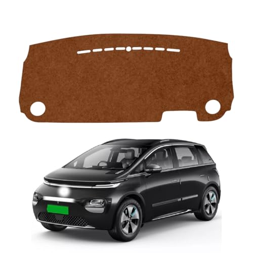 Image of Car Dashboard Cover Compatible with MG Windsor EV 2024-2025 Dustproof, UV Resistant | All-Weather Protection | Custom Fit Car Accessories (Brown)