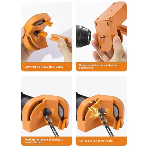 Amoladora de brocas para proyectos de bricolaje en el taller del hogar 6