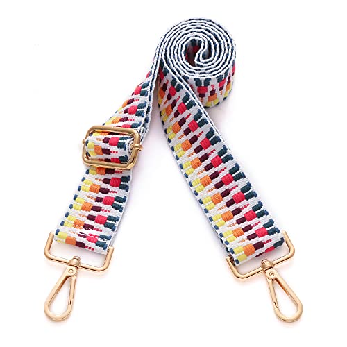 Image of Purse Straps Replacement Wide Crossbody Shoulder Strap for Bags Purse Extender Accessories Guitar Straps, Gold Buckle-27, 1.5inch, Modern