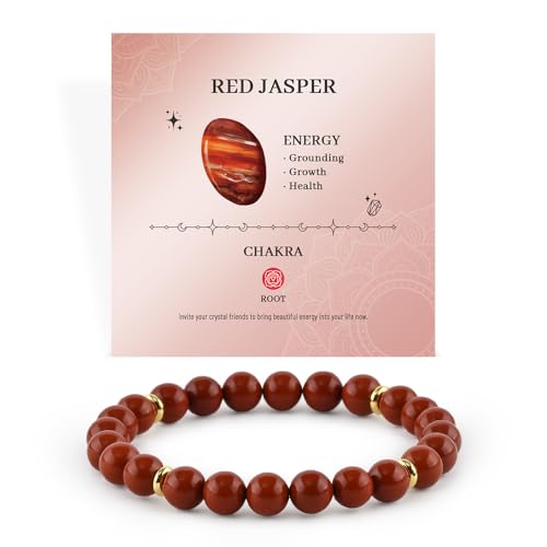 Thanks Nature Red Jasper 8mm Beaded...