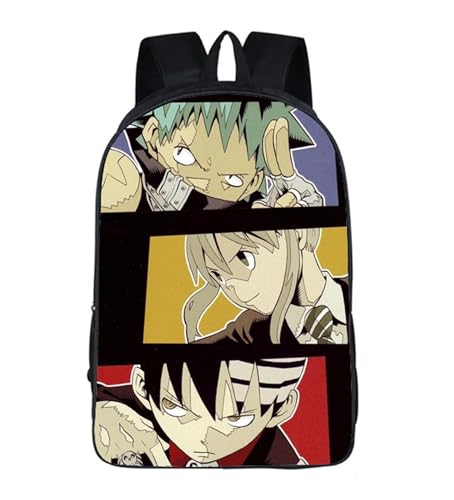 Anime Soul Eater Backpack School Bag Shoulder Bag Daypack Student Bag 4