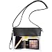 Vorspack Clear Crossbody Purse Bag Stadium Approved Fashion Clear Bag PU Leather Wristlet Handbag with Adjustable Shoulder Strap for Events Concerts Festivals Work