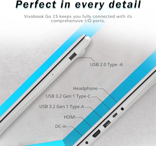 Image of ASUS Vivobook Go 15.6 inch FHD Laptop, Intel Pentium Silver N6000, 4GB RAM, 128GB SSD Drive, ‎Intel HD Graphics, HD Webcam, Wi-Fi 5, with 1-Year Office 365, Win11, Pink