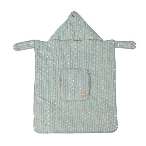 Manta para Cochecito a Prueba de Viento, Funda Portabebés de Algodón para Invierno, Manta Portabebés Universal