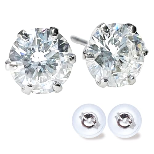 【鑑定書付き】 天然 ダイヤ ピアス 計1.0ct プラチナ Dカラー/SI2クラス/Excellent Pt900 ダイヤモンド レディース アクセサリー - 華きらり - 商品画像