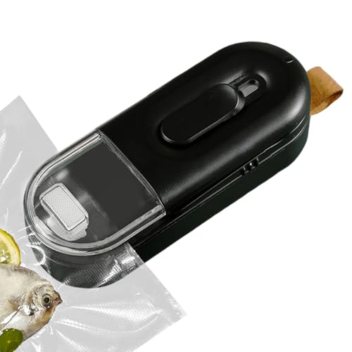 Sellado de bolsas de patatas fritas, herramienta portátil de ahorro de virutas, máquina de envasado al vacío portátil, para almacenamiento de frescura, frutas, verduras, nueces, pan, aperitivos, carne