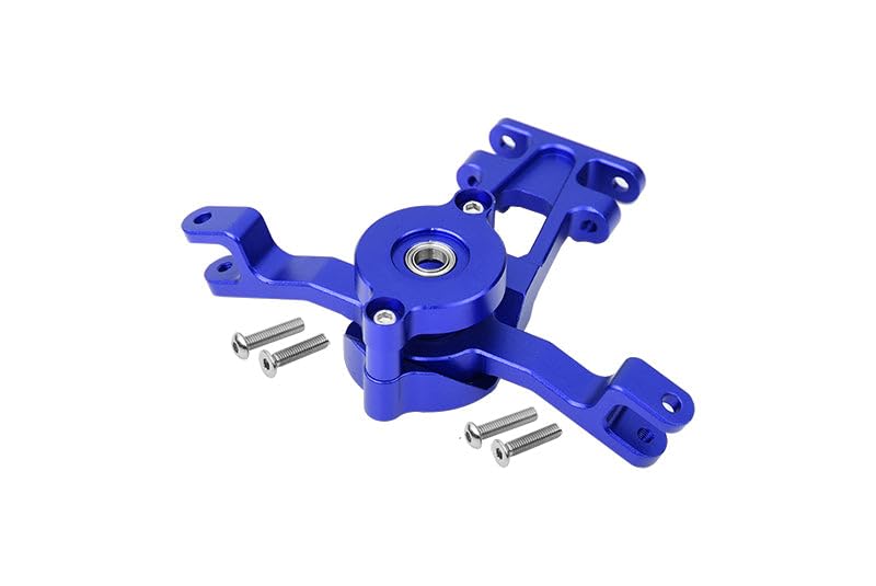 Racing Traxxas E-Revo Brushless/E-Revo VXL 2.0 / Revo/Summit Aluminum Steering Assembly - 1 Set Blue