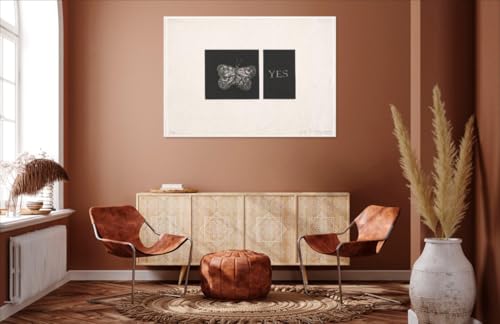 Impression sur toile Kiki Smith Oui 76x101 cm pour décoration murale