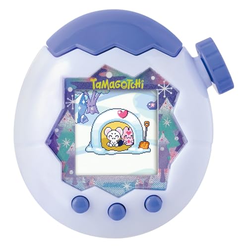 TAMAGOTCHI Paradise White Glacier Shell Virtual Pet - Zooming Worlds Toy