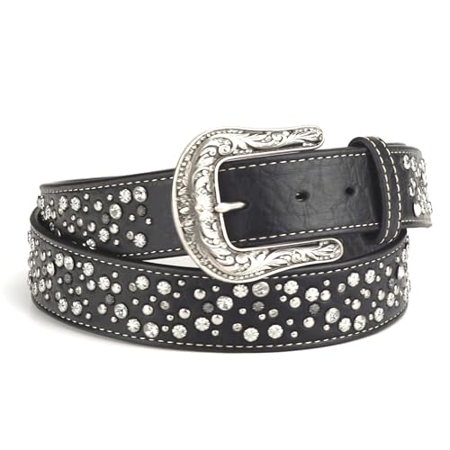 ARIAT Women's' Western Belt Rhinestones Nailheads2