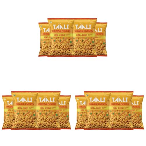 Image of Taali Roasted Peanuts - Hing Jeera |Crunchy Healthy Snacks | No Trans Fat, Gluten free, Roasted Not Fried (Pack of 12 x 140 gms)(weight may vary)