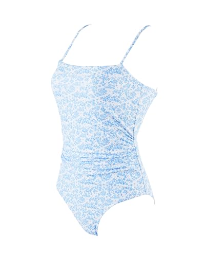 SUUKSESS Women Sexy Tummy Control One Piece Swimsuits Square Neck Bathing Suits3