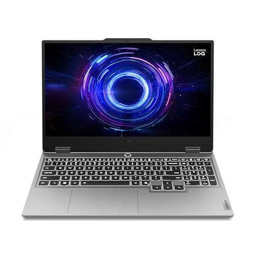 Lenovo LOQ 15IRX10 Gaming Laptop - NVIDIA GeForce RTX 5050 8GB GDDR7, Intel Core i5-13450HX, RAM 24GB, 1TB SSD, Display 15.6" FHD (1920x1080) 144Hz, Windows 11 Home, White Backlit Keyboard - Luna Grey - Image 3