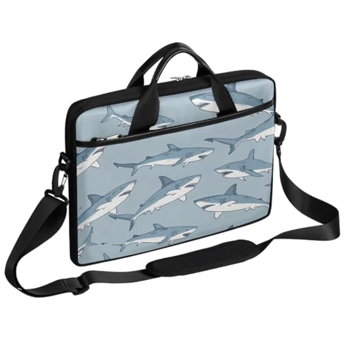 Cartoon Ocean Shark Laptop Bag 15 Inch Laptop Sleeve miniatura 1